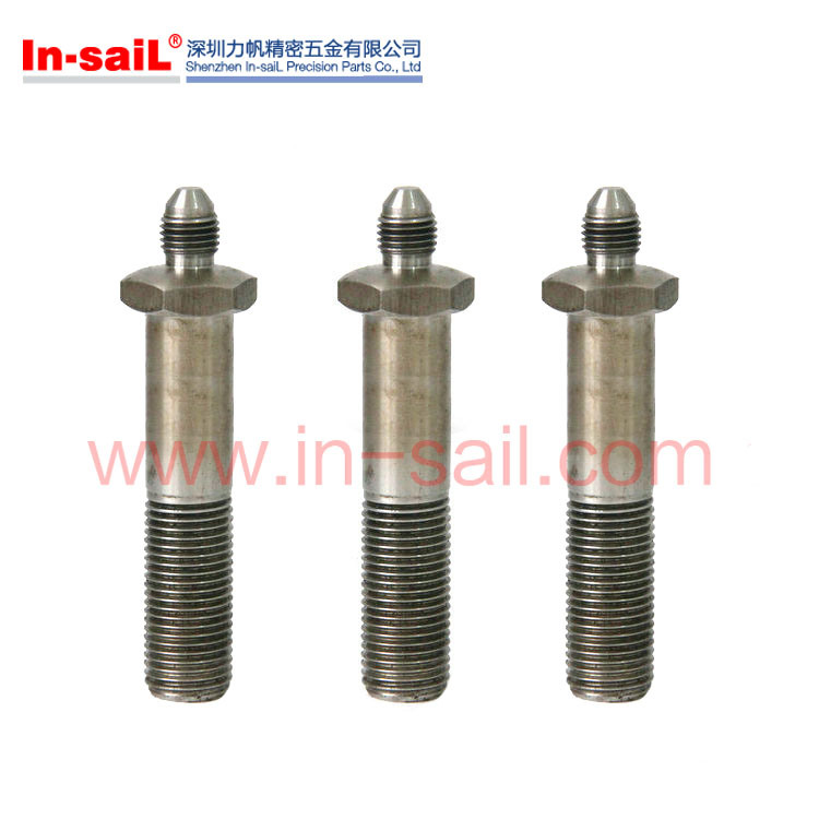 Double-End Thread Rods with Hex Flange