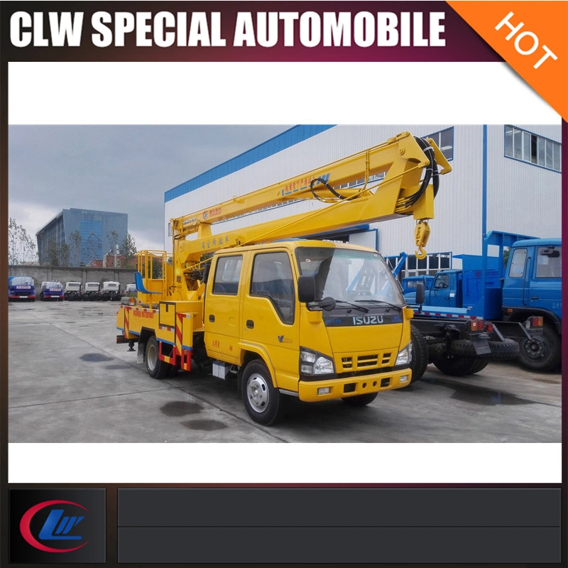 16m Aerial Work Platform Truck, High-Altitude Working Vehicle, Tail-Lift Truck,