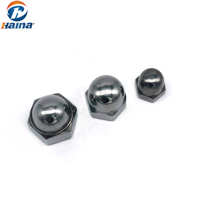 Stainless Steel Small Hexagon Acorn Nuts with Fine Pitch Threaded