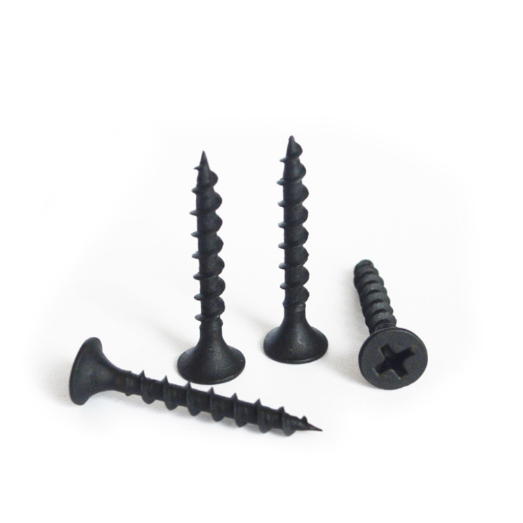 Black Phosphate Gypsum Drywall Screws for Metal and Wood