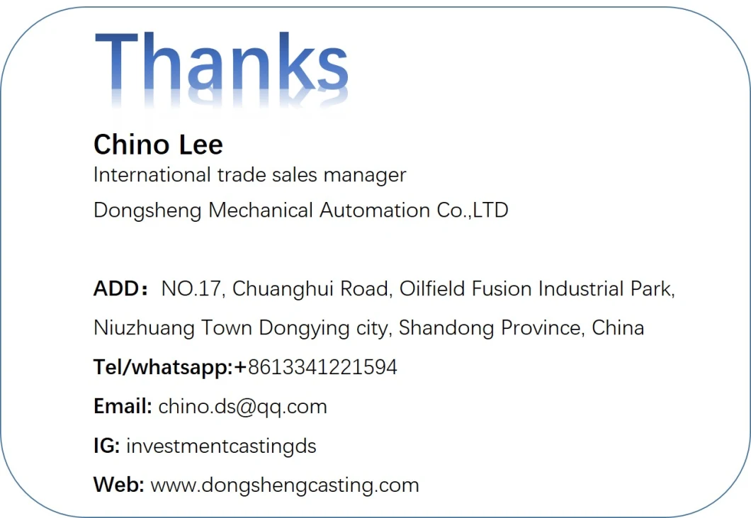 Dongsheng Investment Casting 3/4 Arms Robot Manipulator with ISO9001