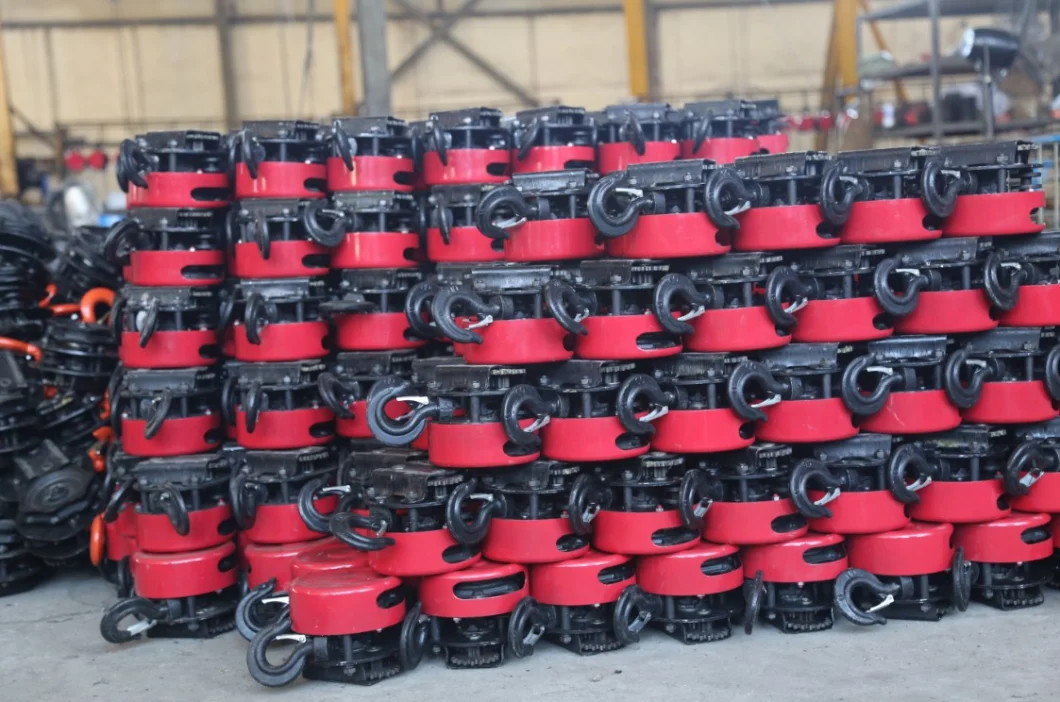 Vietnam Price 2ton 3 Meters HS Type Round Chain Hoist Crane with Manual Trolley