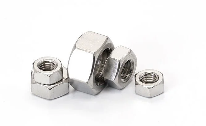 Stainless Steel Hexagon Nut with Bsw Threads, Hexagon Machine Nut, Locknuts, Wing Nuts
