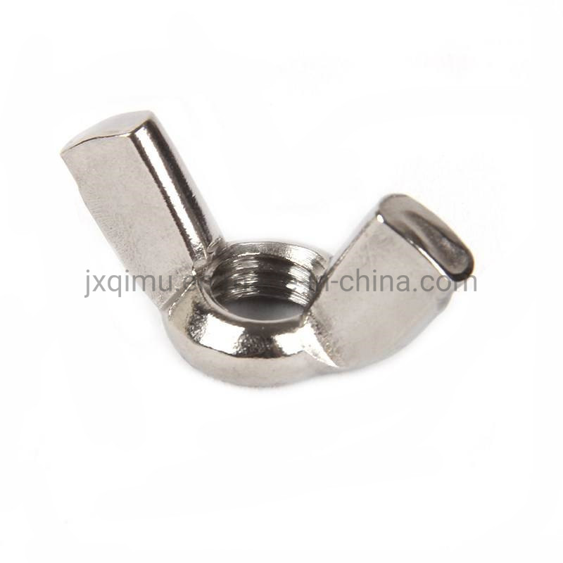High Quality DIN 314 M4-M12 Stainless Steel 304 Wing Nuts Edged Wings