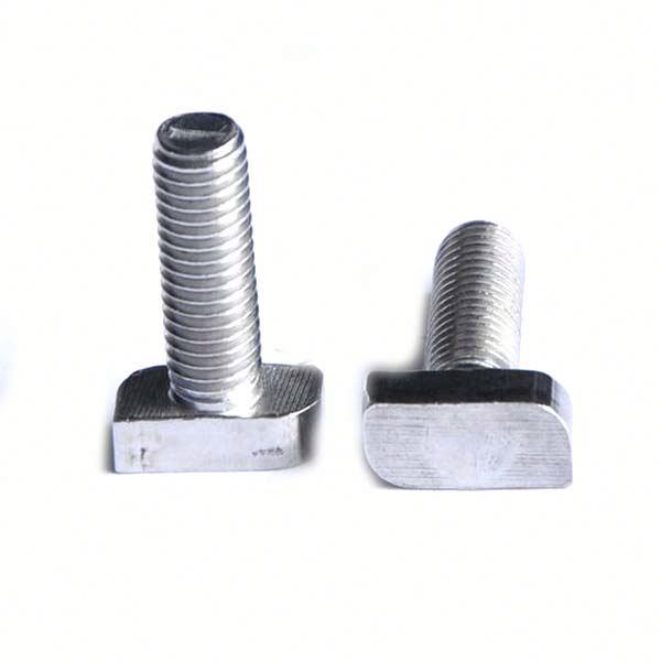 Good Quality Stainless Steel Solar T Slot Bolts with Flange Nut