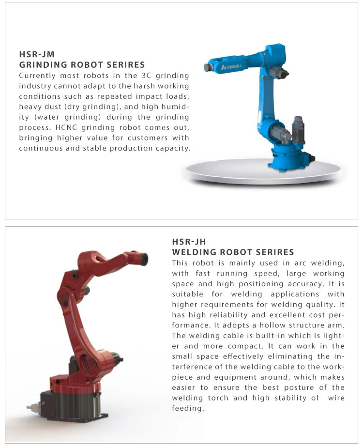 Hsr Br610 Low Cost Robot Arm Manipulator Robot Arm for Picking Placing Assembly Handling Stamping Loading