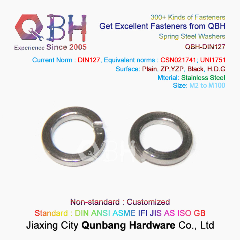High Quality DIN127 Stainless Steel Spring Washer