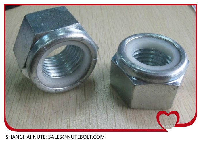 Stainless Steel 304 316 Hex Lock Nuts DIN985 DIN982 ANSI M30
