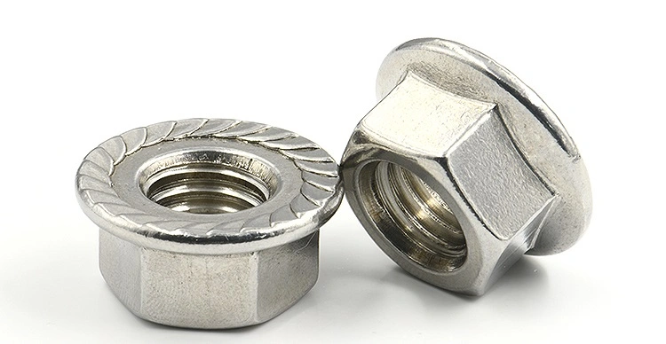 DIN6923 M3~M16 Stainless Steel 304 Hexagon Flange Nut
