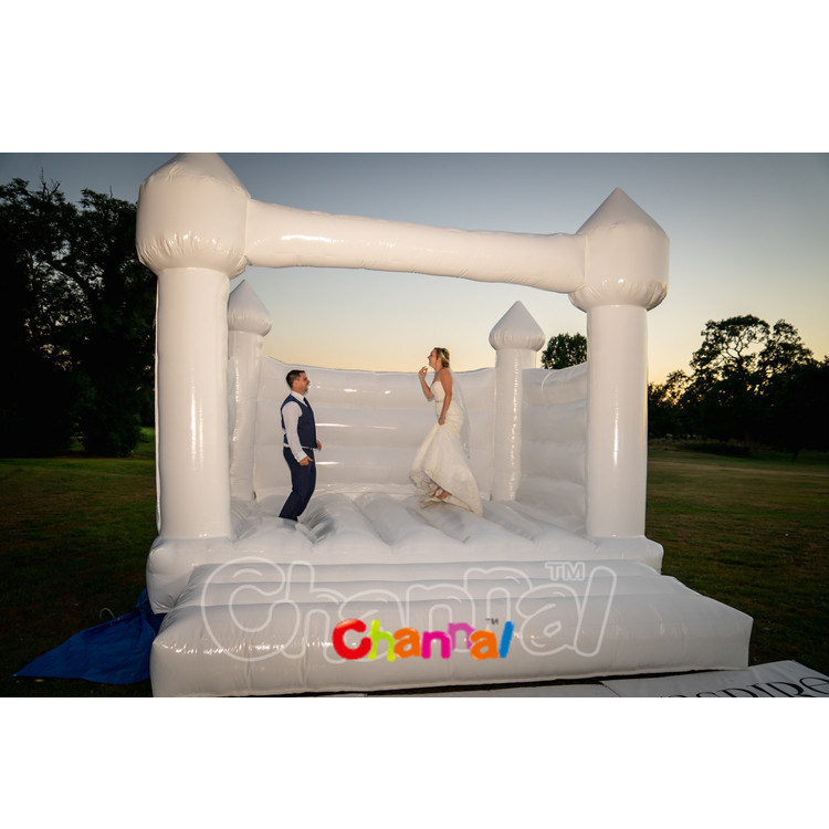 Inflatable White Bouncy Castle for Wedding Inflatable Wihte Weeding Castle