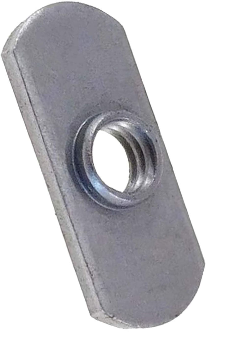 Spot Weld Nuts - Double Tab - Center Hole Design Spot Weld Nut - Low-Carbon Steel