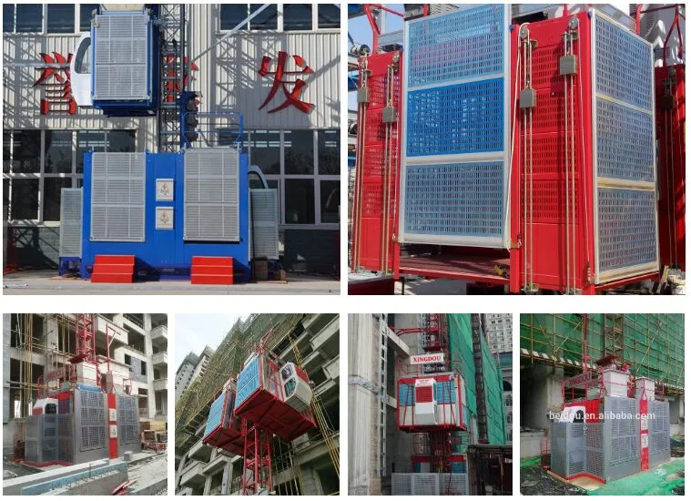 Sc200-200 Passenger and Material Elevator/Construction Lift/Construction Passenger Hoist, Xingdou