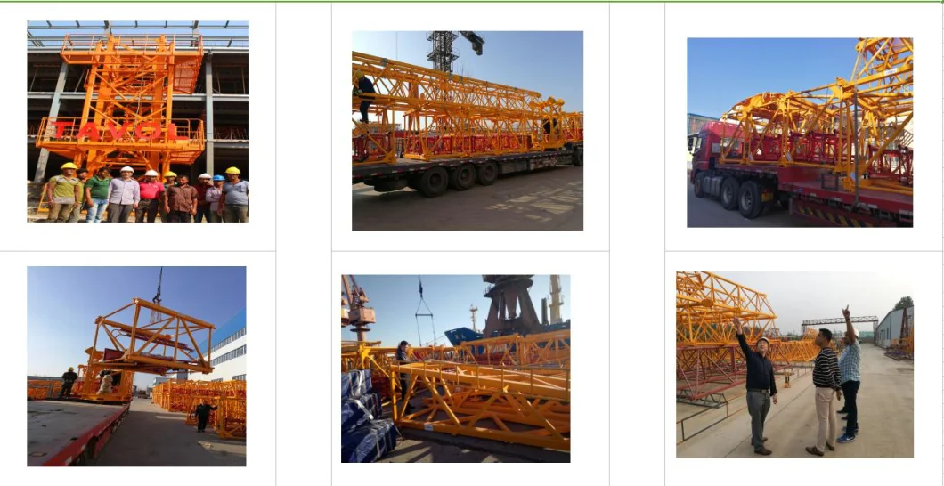 8 Ton Construction Equipment Cranes of Top Kit Tower Cranes
