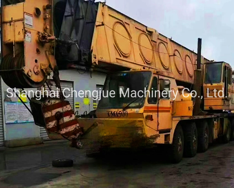 Used Cranes 150t Grove TM1500 Truck Crane with Strong Power Engine for Heavy Lifting