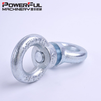 Q235 M10 Drop Forged DIN580 Zinc Plated Lifting Eye Bolt and Nut