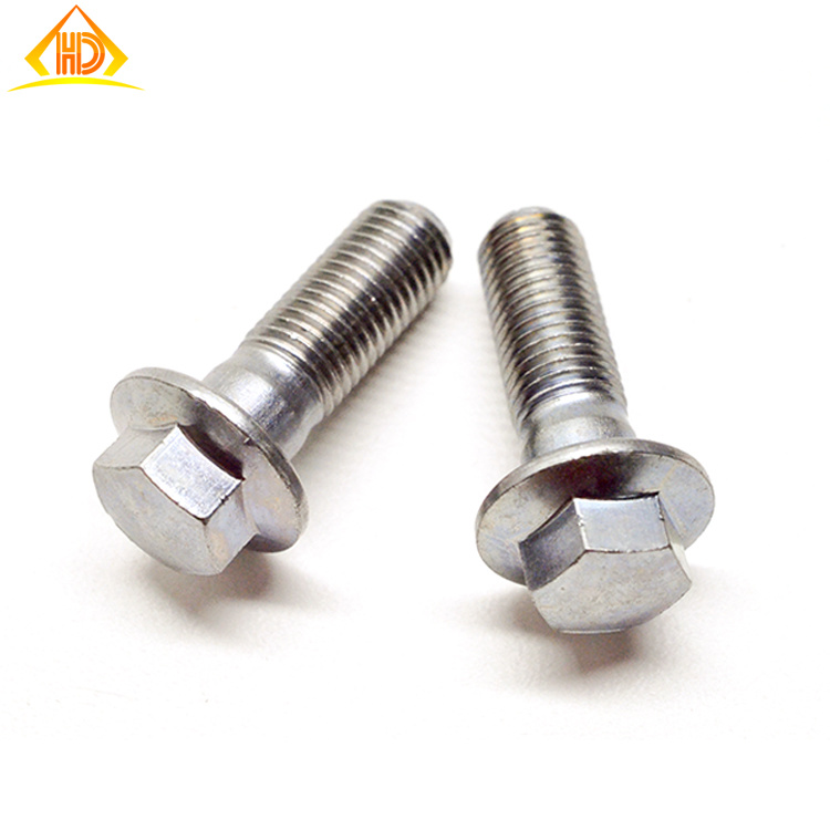 SS304 316 Stainless Steel Partial Thread Hex Flange Bolt