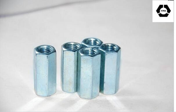 DIN 6334 Long Hex Coupling Nuts with Zp