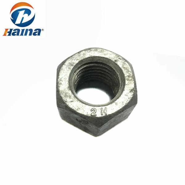 Carbon Steel Hex Nut ASTM A563/Gr. a Hex Nuts with HDG /10s Heavy Hex Nuts