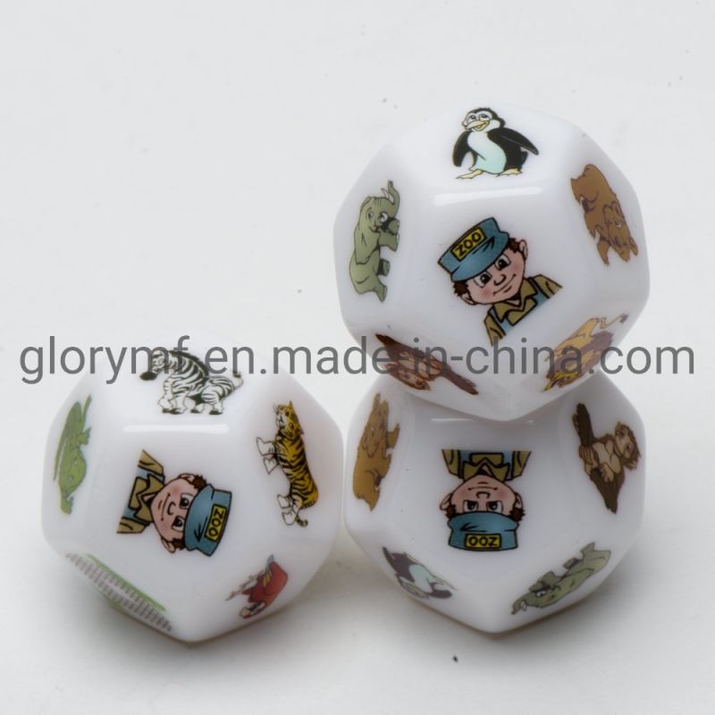 Custom 12 Sided Dice D12 Acrylic Dice as Your Request