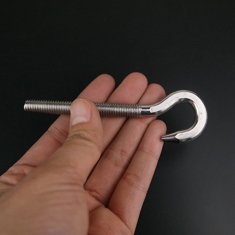 Hot Sale Fastener Stainless Steel Expansion Hook Eye Bolts Customized J Bolt