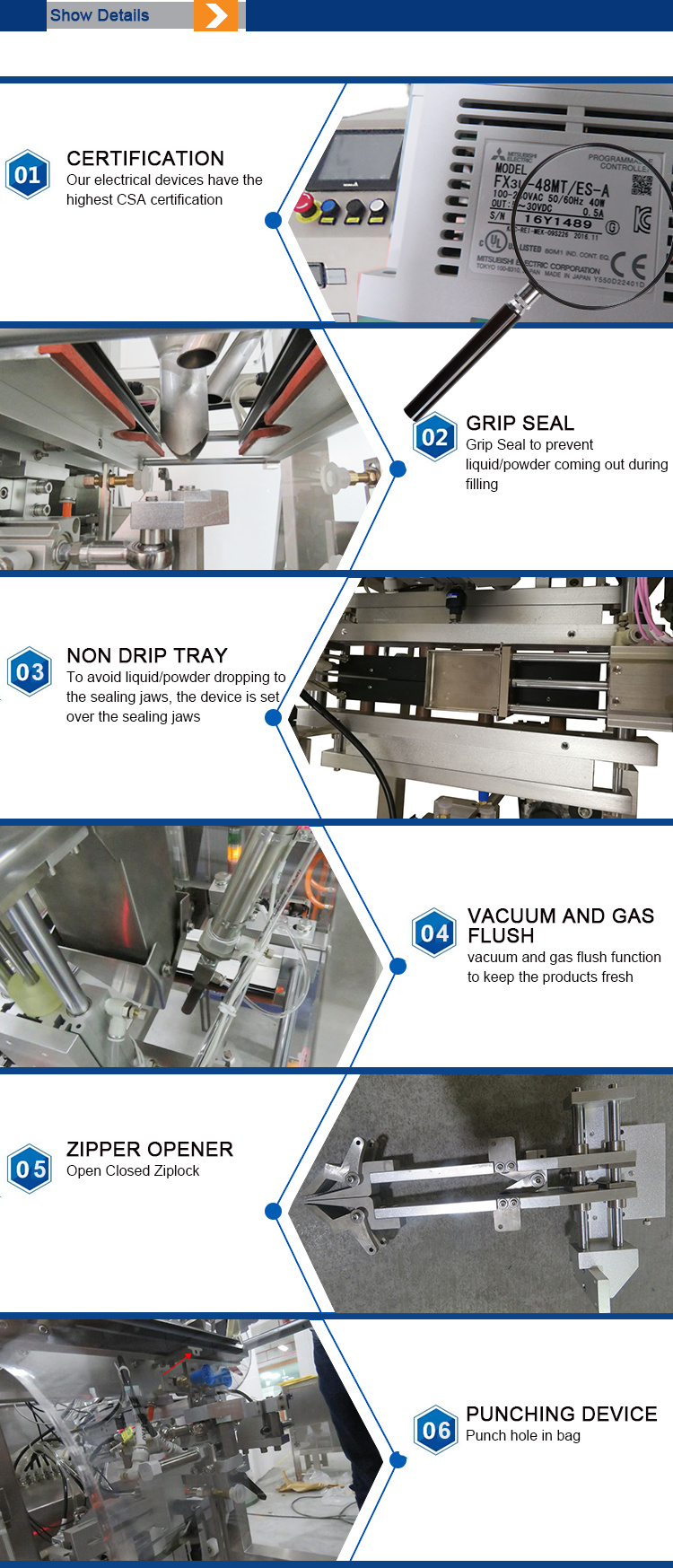 Automatic Mixed Nuts and Dried Fruits Packing Machine