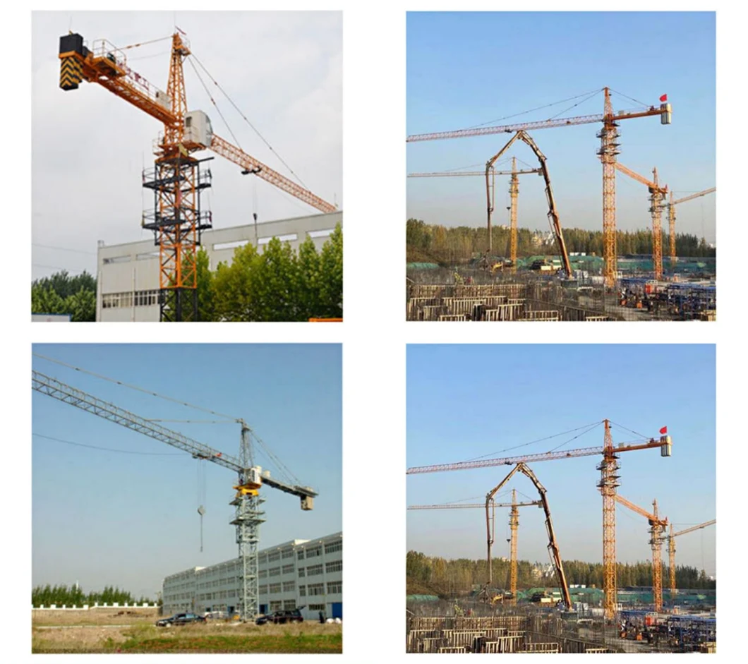 10 Ton Luffing Tower Cranes with 50 M Jib Length Tower Cranes