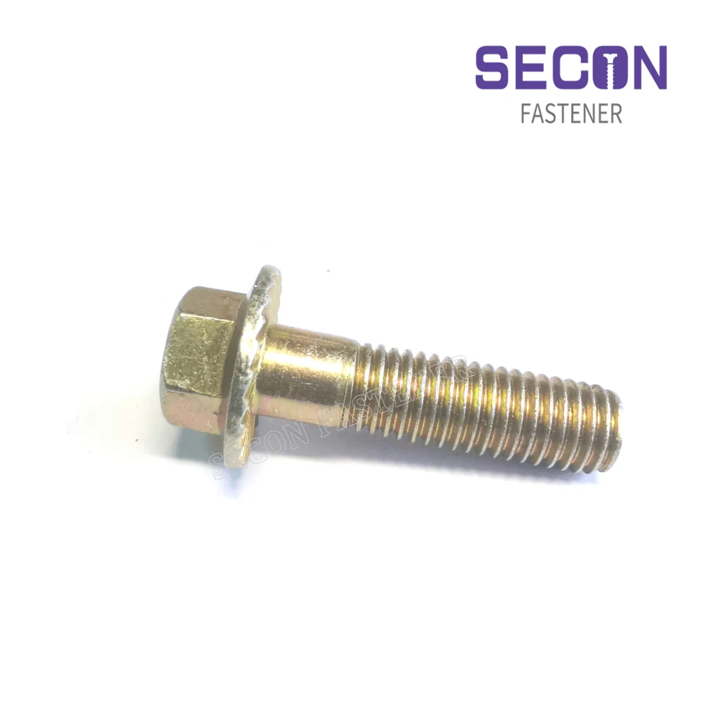 China Factory Professional Tornillo Hexagonal Flange DIN6921 Hex Flange Bolt