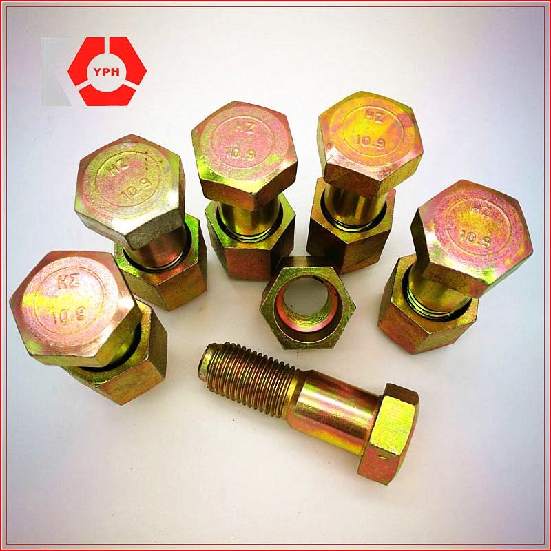 Factory Produced DIN 609&DIN610 Zinc Plated Carbon Steel Hexagon Fitted Bolts