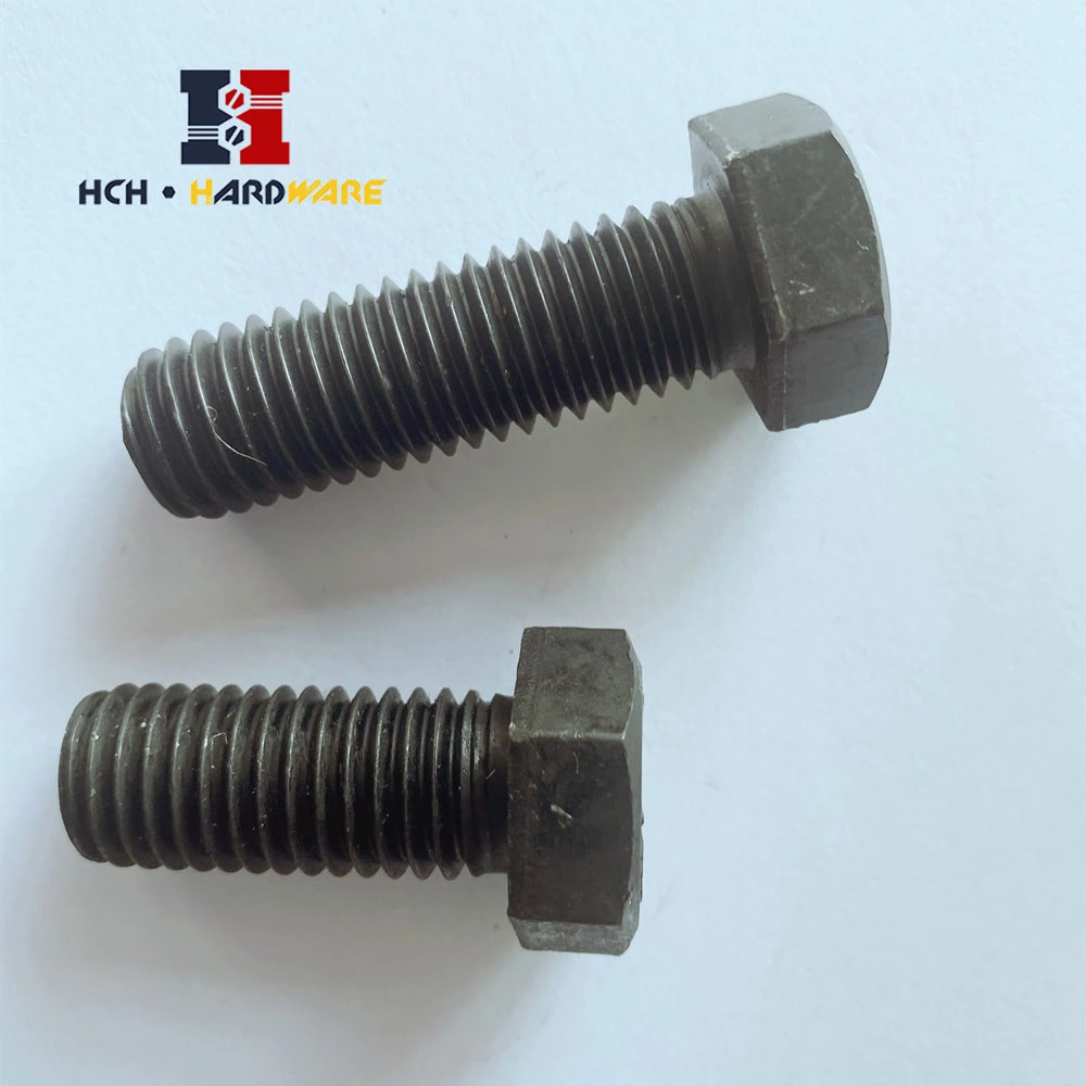 ASTM A325 Hex Bolt Full Thread/Half Thread Hex Bolt, HDG, Heavy Hex Bolts and Nuts, Black, HDG Thread