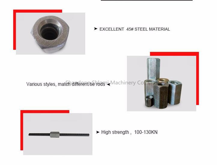 Hex Coupling Nut/Hexagonal Nuts/Formwork Accessories 15/17mm Hex Nut/Hex Coupling Nut in Formwork Scaffolding System