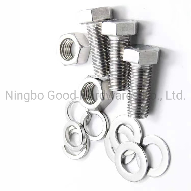 Left-Hand Threaded 18-8 Stainless Steel Hex Head Bolts