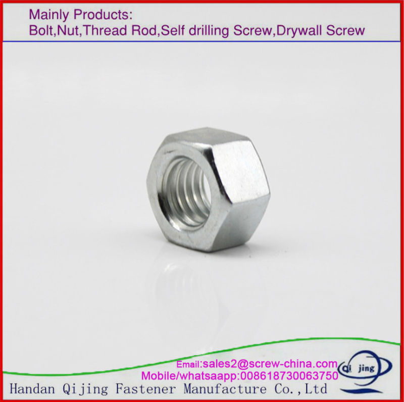 Carbon Steel DIN 934 Hexagon Nuts Hex Nut, Flange Nut, Heavy Hex Nut, Hex Cap Nut, Round Nut, Thin Nut