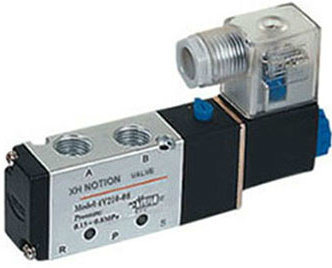 2 Ways 5 Positions Single Head Solenoid Valve with 1/8" Joint Pipe