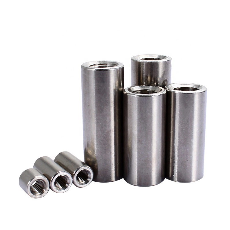 DIN6334 Stainless Steel M6 Round Long Coupling Nut