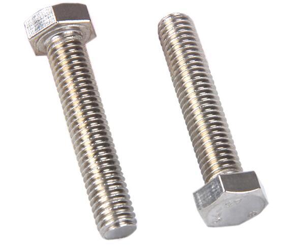 Stainless Steel Hex Bolt and Nut ANSI/ASME B18.2.1 Hex Bolts