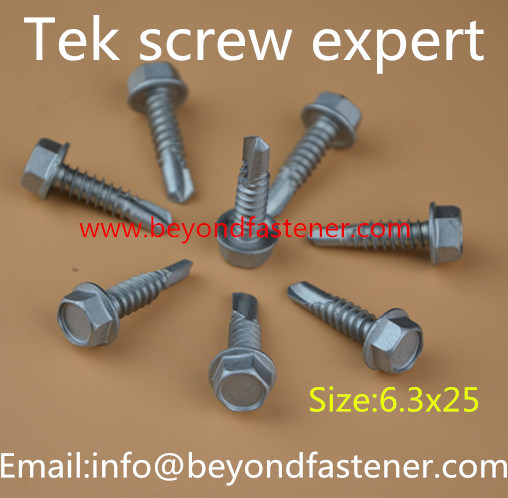 Self Drilling Screw /Roofing Screw/ Tek Screw Drill Point Screw Self-Tapping Screw