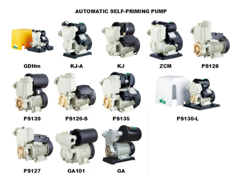 Domestic Electric Copper Wire Self-Priming Centrifugal Pump with Brass Impeller