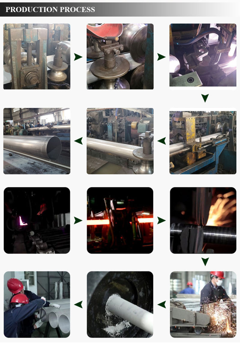 Factory Supply Austenitic Grade 304 Stainless Steel Welded Pipe