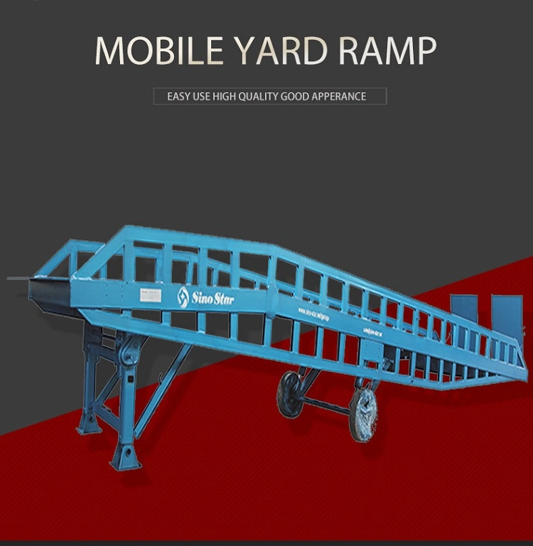 Adjustable Mobile Warehouse Loading Unloading Container Yard Ramp Equipment