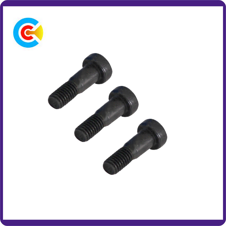 Black Zinc Carbon Steel/4.8/8.8/10.9 Fastener M12 Round Head Cross Screws
