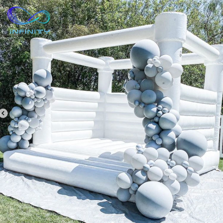 Factory Price Inflatables Jumping Castle Inflatables White Bouncy Wedding Castle