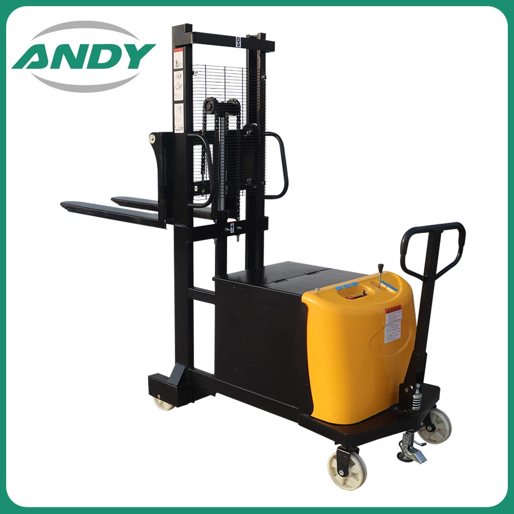 1.0ton 1000kg Lifting 2500mm Material Handling Equipment Semi Electric Lifting Equipment Loading Container