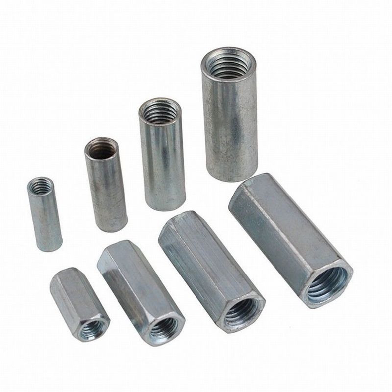 Zinc Plated Female Hex/Round Thread Adapters M6 M8 M10 M12 M16 Coupling Nuts