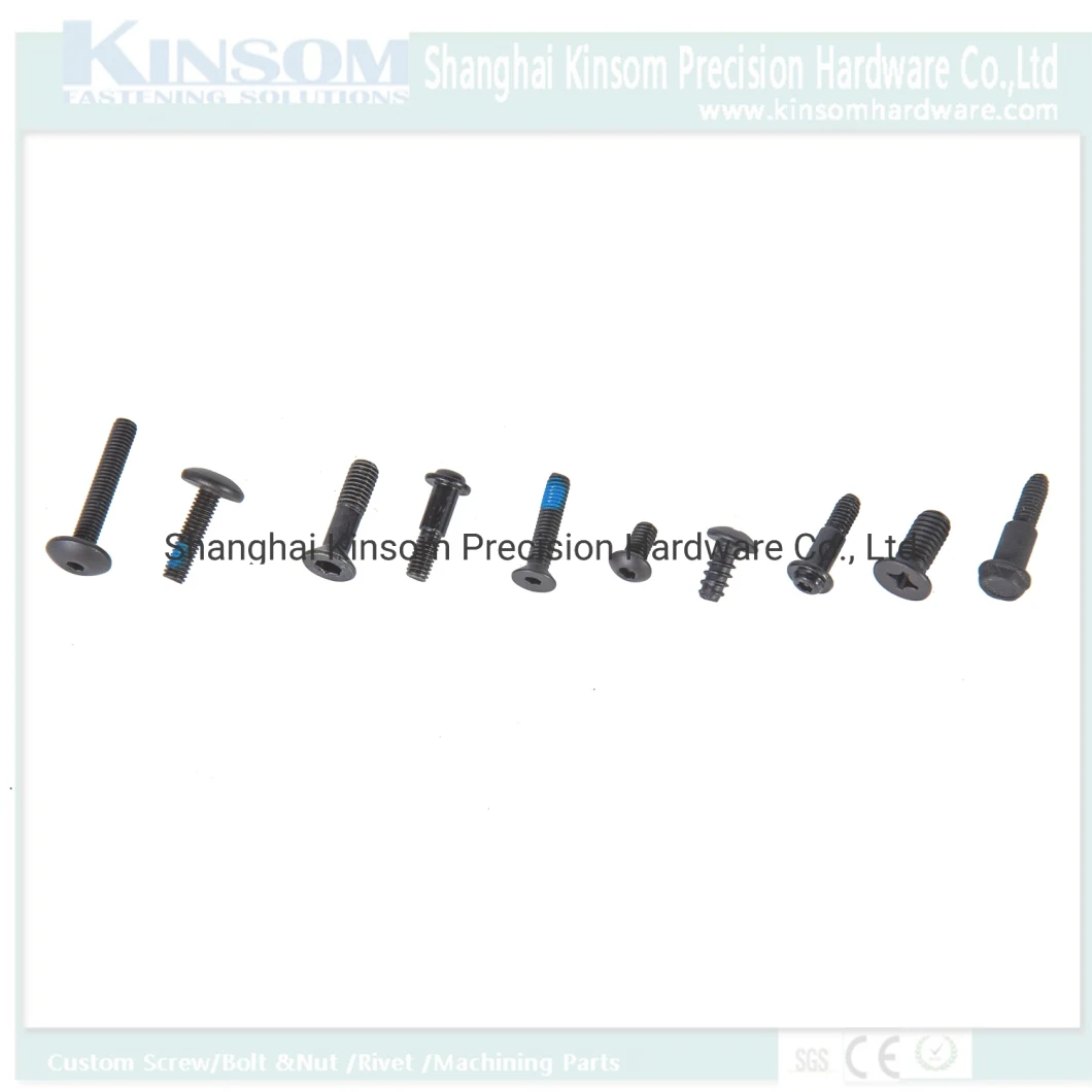 Mower Blade Bolt Kit with Washer Nylon Hex Nut Blue Color Steel Class12.9 Kinsom Fastener M10 M12