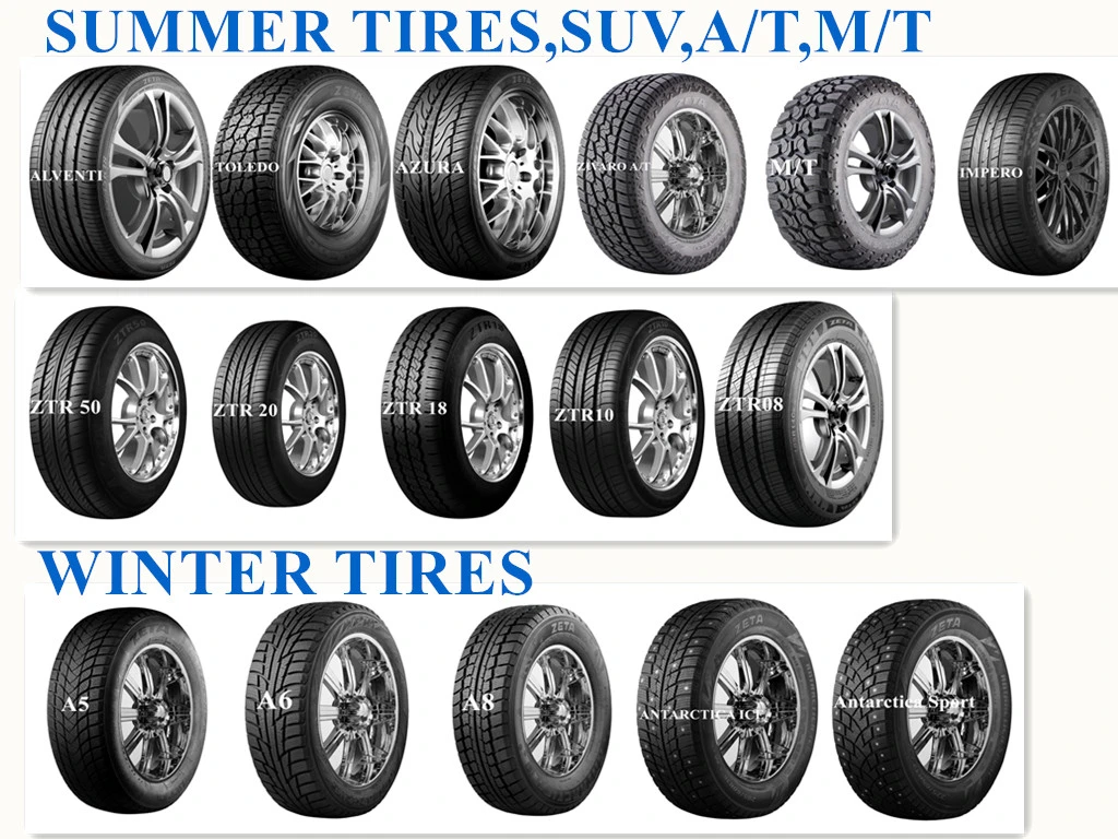 Zeta Brand Best SUV Tire LTR Light Truck Tire UHP Tire Winter Tire Economic PCR Tire Passenger Car Tire, All Season Tire Car Tire 225/60r17, 235/60r17