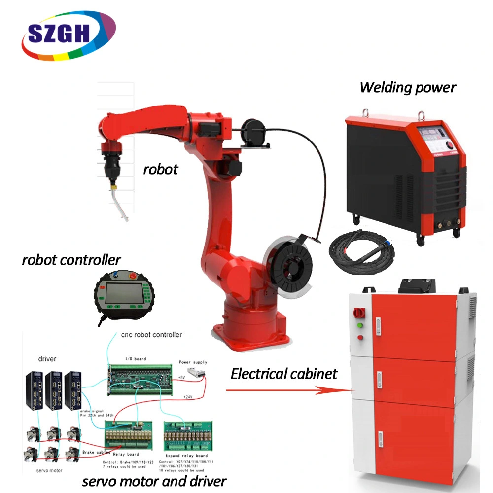Robot Manipulator Gas Shielded Welding Automatic Welding 6-Dof Mobile Programmable Joint Manipulator