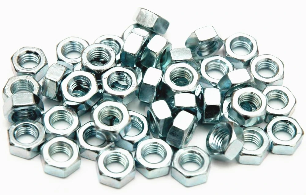 Zinc Plated Hexagon Nut Stainless Steel Hex Nut DIN6923 Hex Flange Nuts