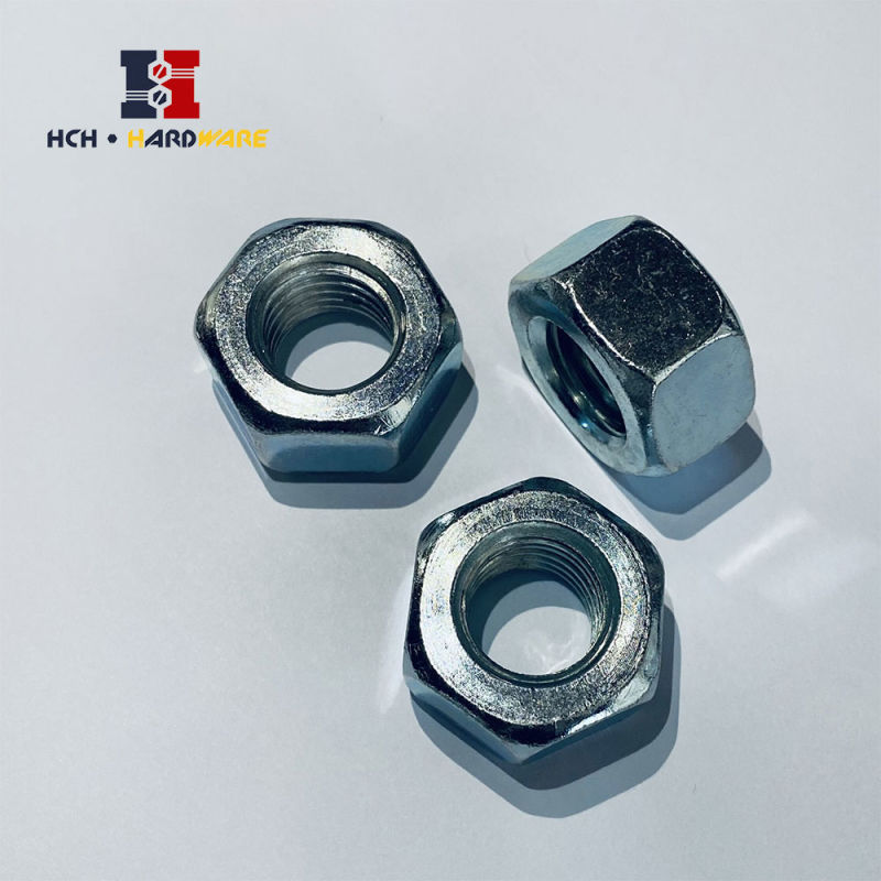 Carbon Steel Hex Nut/ Zinc Plated Hex Nut/ Blue/Yellow/ Nut/ Heavy Nut