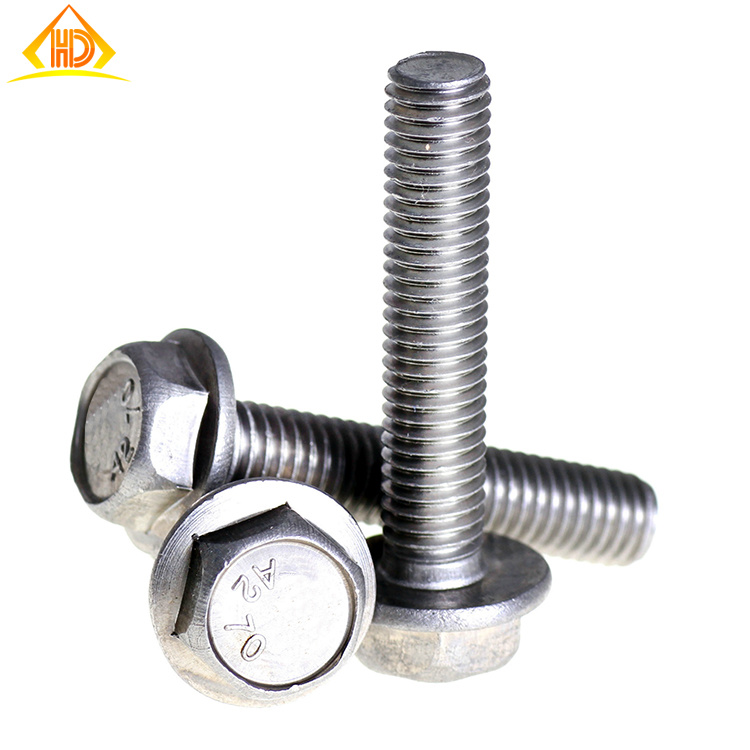 Professional Stainless Steel Hex Flange Bolts
