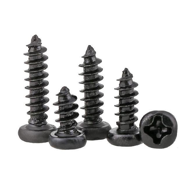 Phillips Pan Head Self Tapping Wood Screw Black Screw/Hot Sale Products